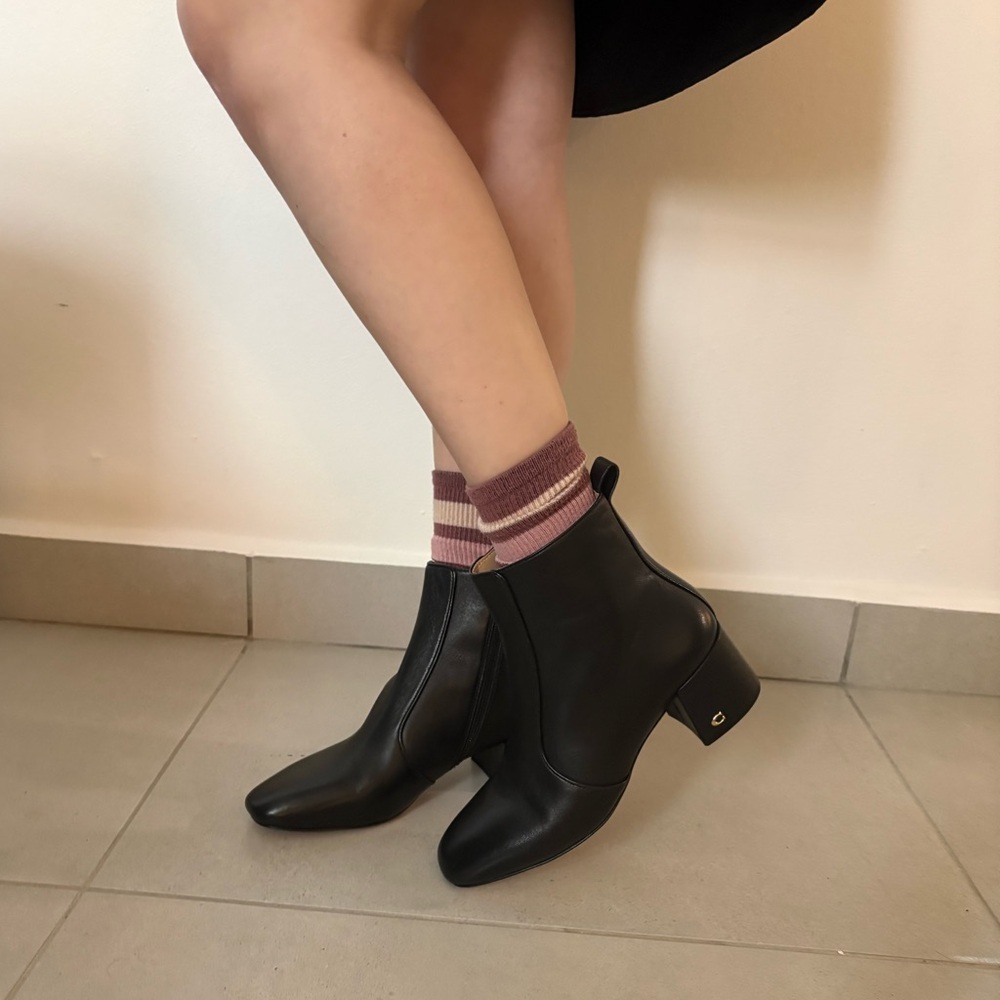 Coach Black Ankle Boot